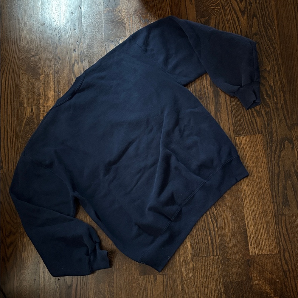 📌 Vintage Russell Athletic UCLA Navy Blue Sweatshirt L 50/50 - Picture 8 of 9